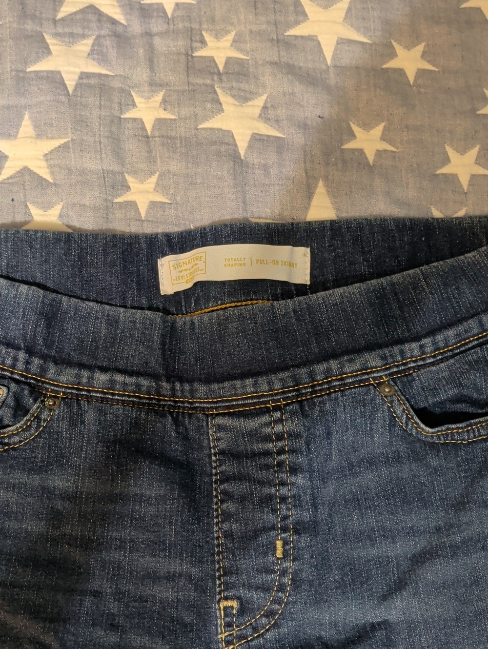 Levis Signature Studio Dark Blue Skinny Jeans 12short